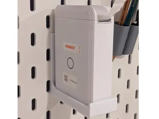 Skadis Label printer holder for Niimbot D110