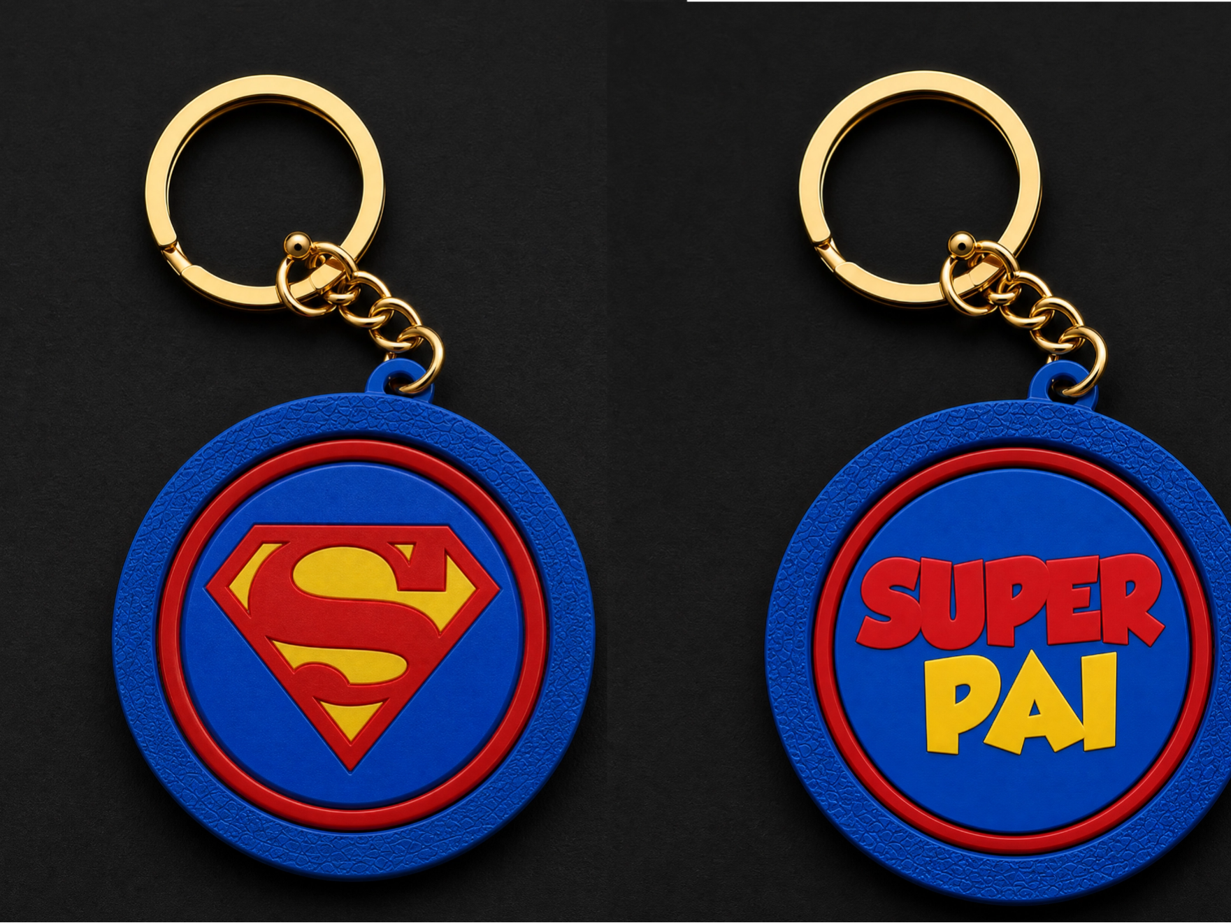 Chaveiro Giratório Especial Dia dos Pais Super Pai - 1