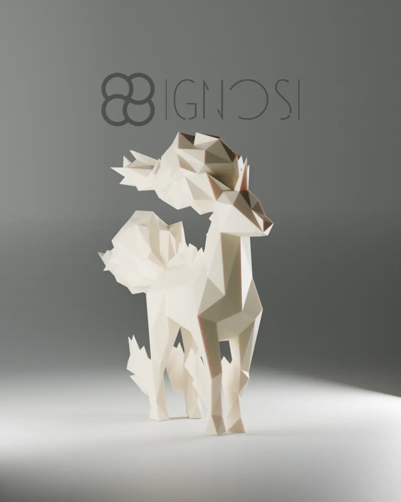 (#78) Rapidash Low Poly