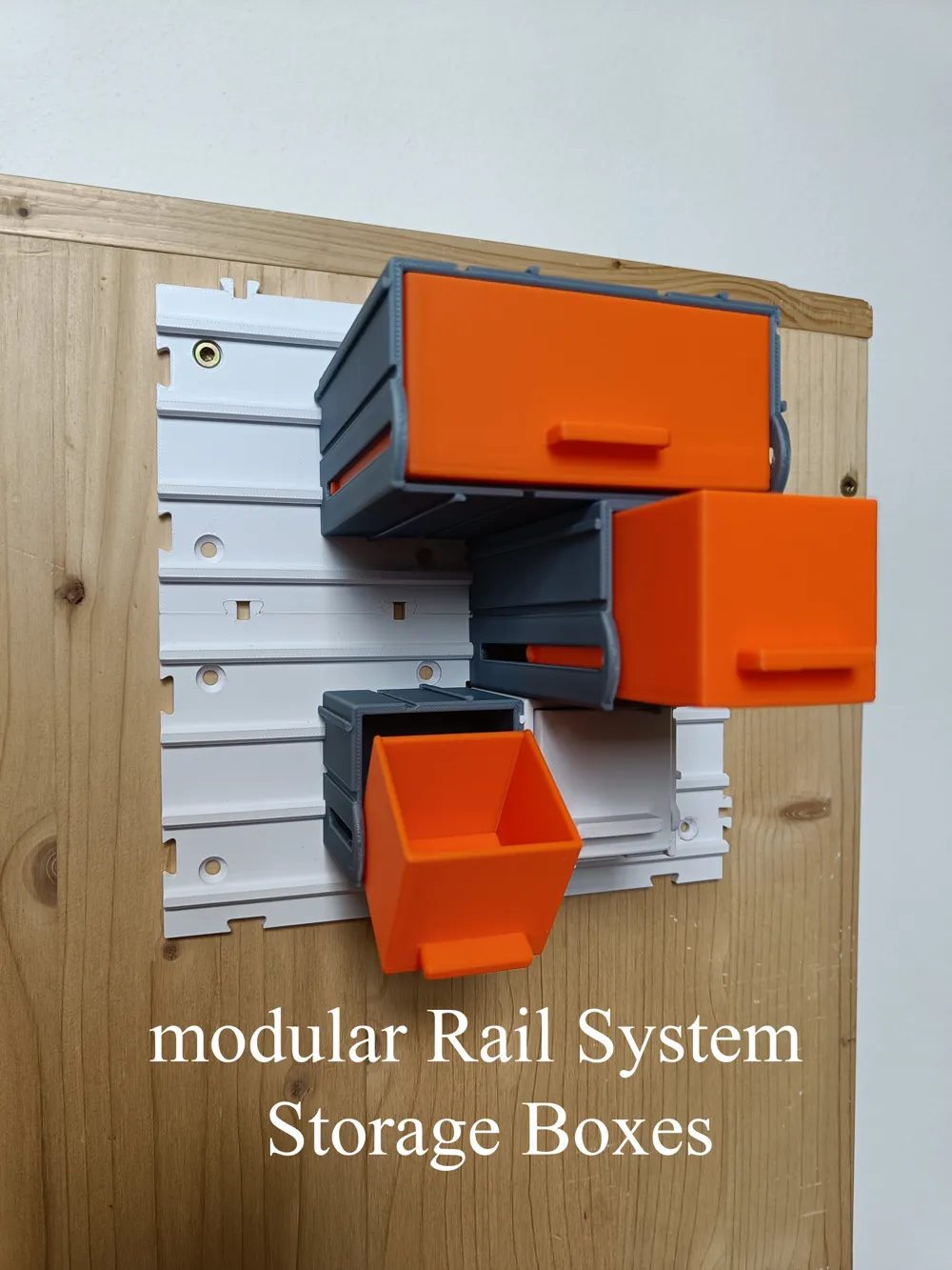 Pure Storage Rails Rail 100 under Desk - Modular Storage Drawer - Free 3D Print Model ...