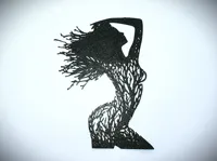 Silhouette femme-arbre — photo 2