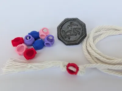 Beigoma Spinning Top Bead