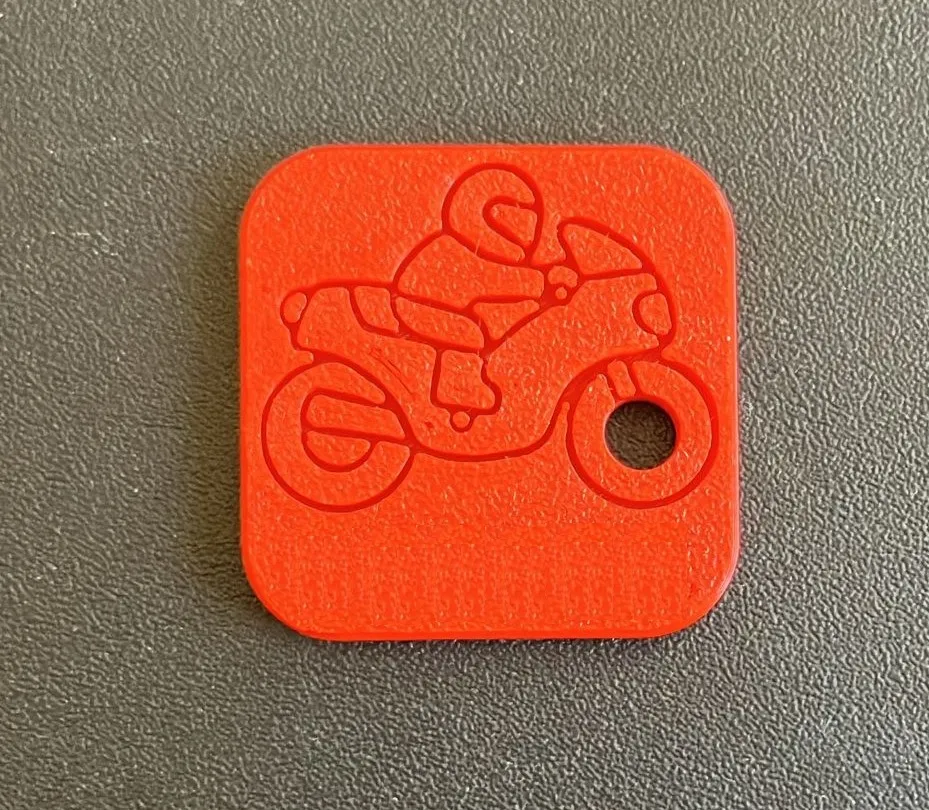 Motorcycle keychain - Free 3D Print Model - MakerWorld