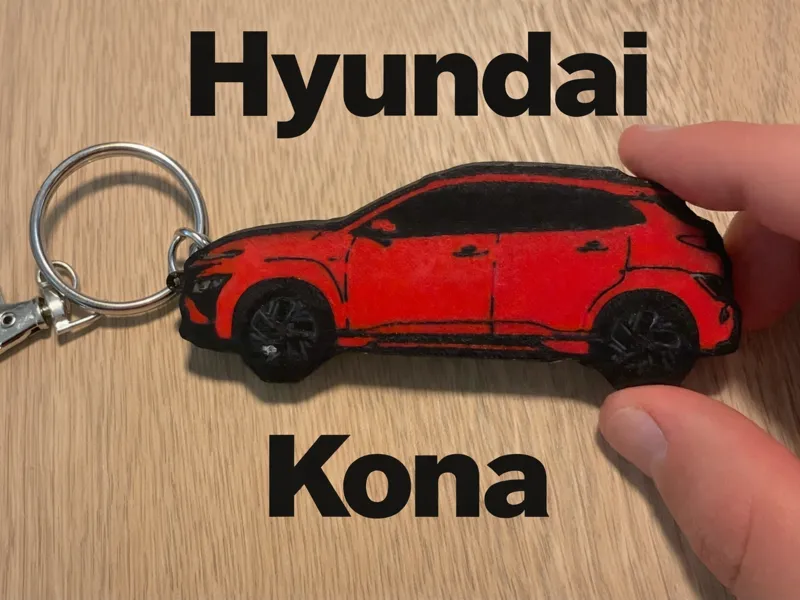Hyundai Kona Keychain