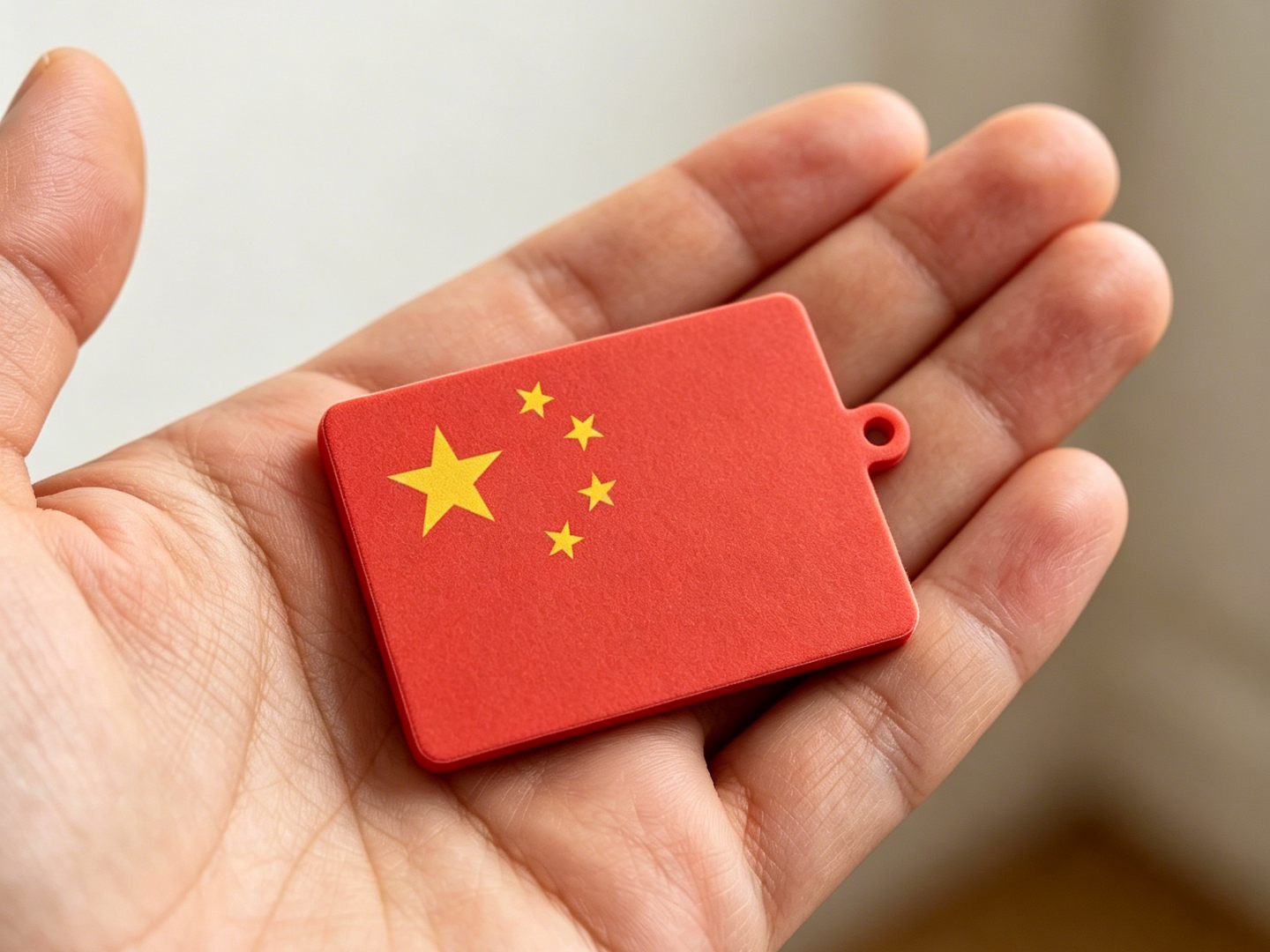 中国国旗钥匙扣钥匙链-世界各国家国旗2026美加墨世界杯-男孩涂色玩具