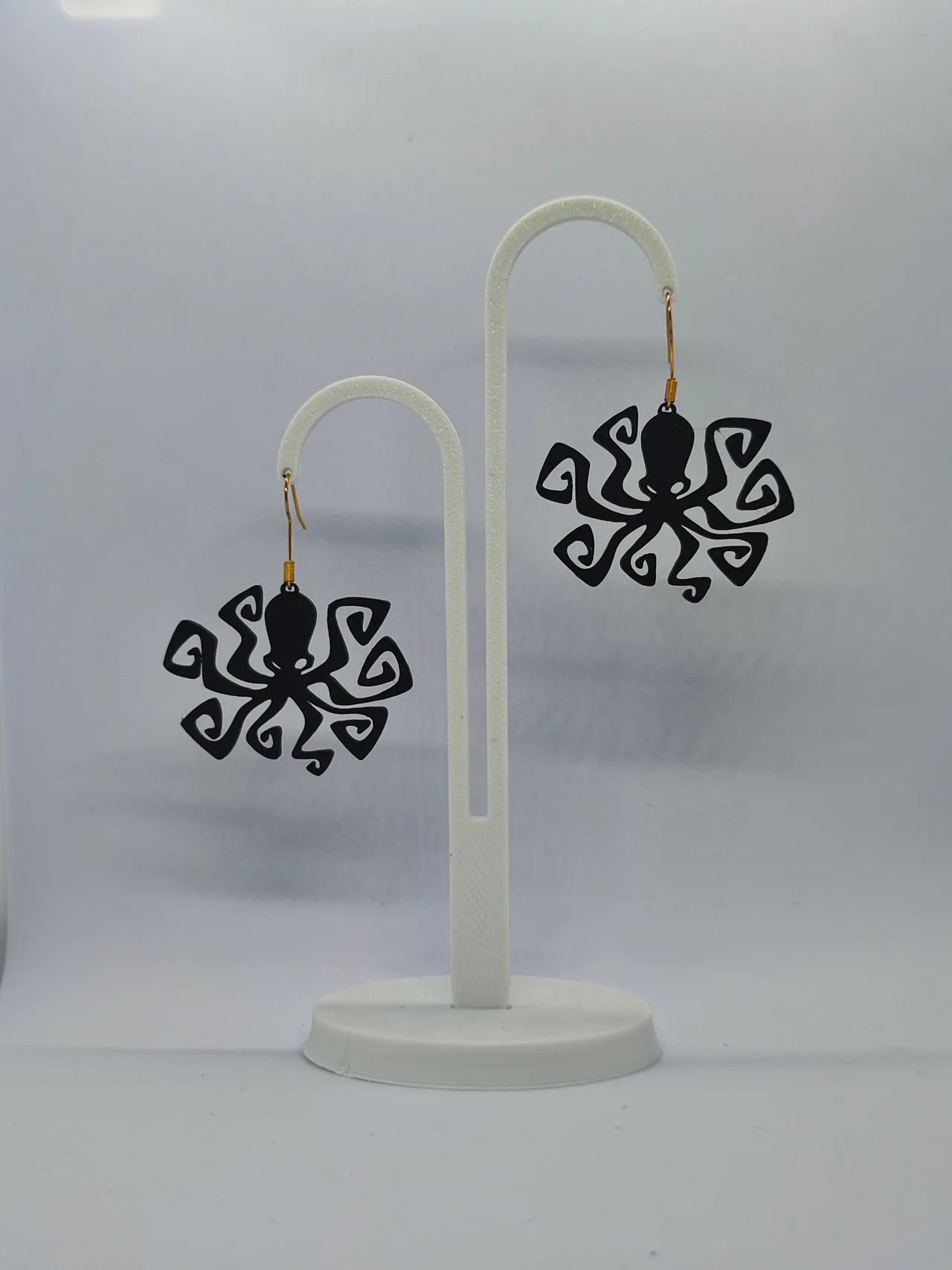 Pendientes Twisted Octopus view 2