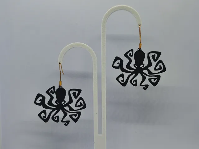 Pendientes Twisted Octopus
