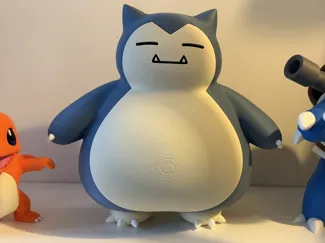 Snorlax Pokemon multipart AMS optional