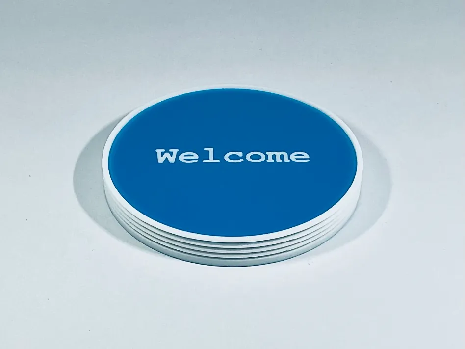 Interlocking Stacking Coaster Interlocking Customizable Coaster & Storage - Free 3D Print Model ...