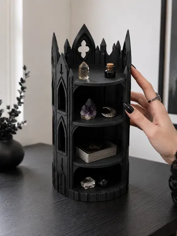 Estante o repisa: Goth Cathedral Tower Shelf Organizer — vista de referencia 2