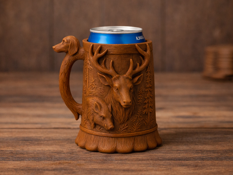 Hunting Beer Mug, Dosenbierkrug
