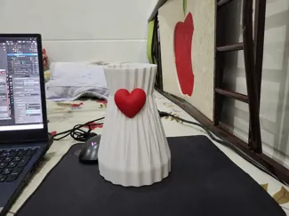 Heart Vase Minimalist Vase