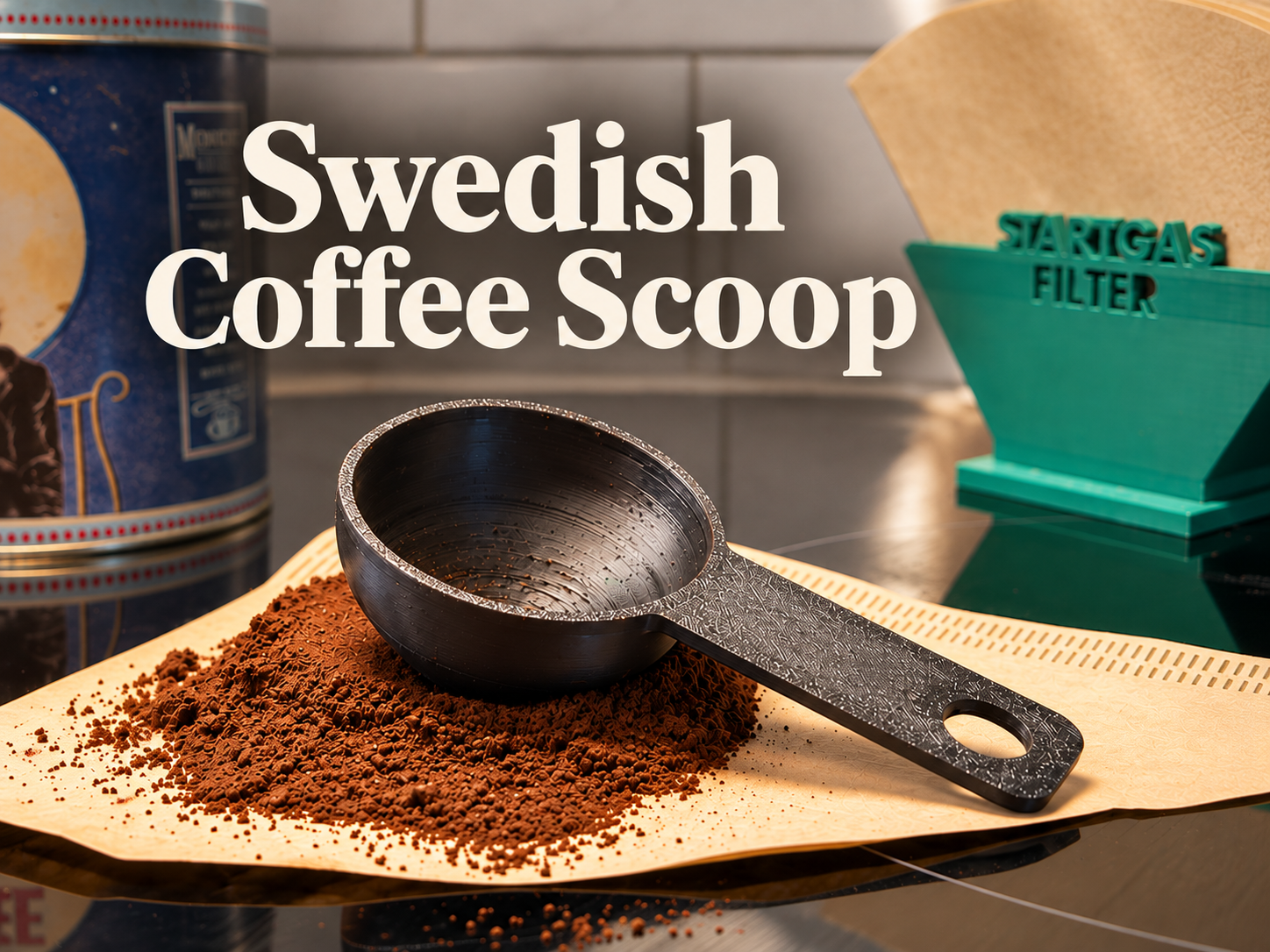 Swedish Coffee Scoop 3D model