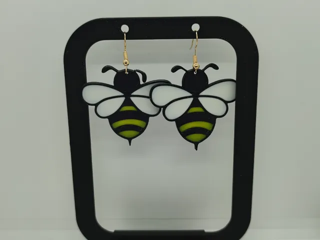 Pendientes abeja