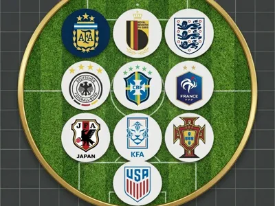 World Cup 2026 Coaster Set – National Team Badges