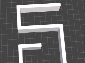 Parametric Slide-On Under-Desk Cable Clip