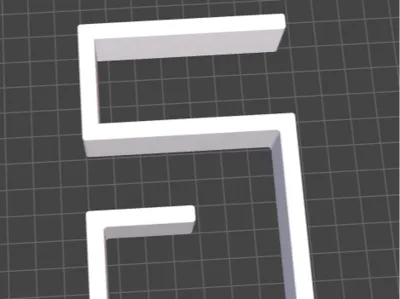 Parametric Slide-On Under-Desk Cable Clip