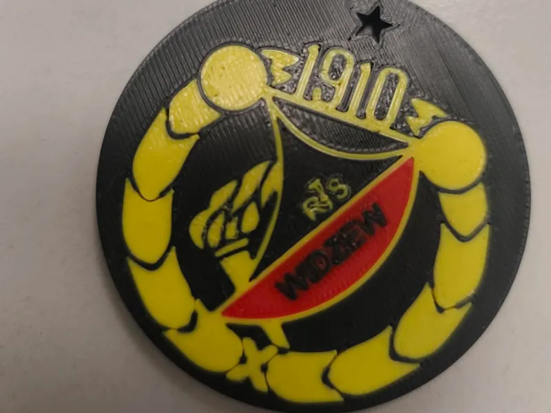 Widzew Łódź Footbal Club KeyChain Brelok