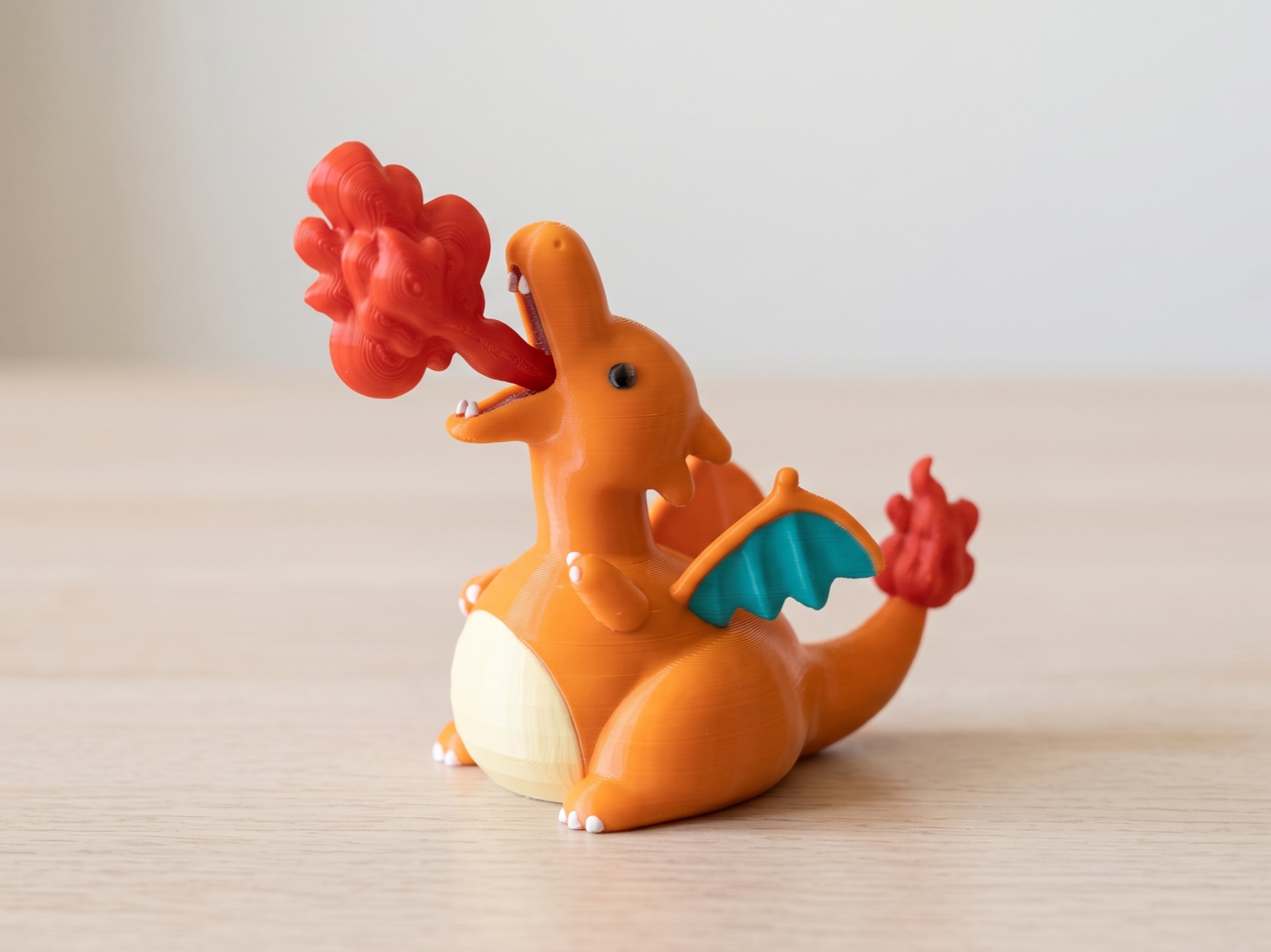 Chibi angry Charizard Pokemon toy