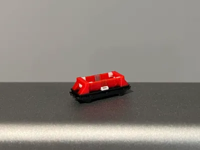 Brick Cargo Train Deluxe 5 - Toy or Display Model