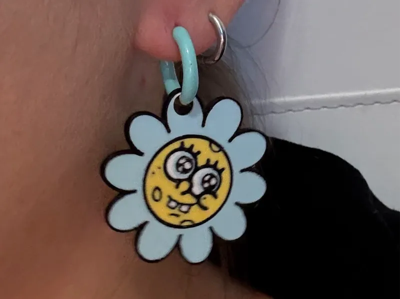 Ciondolo Spongebob fiore simpatico - AMS