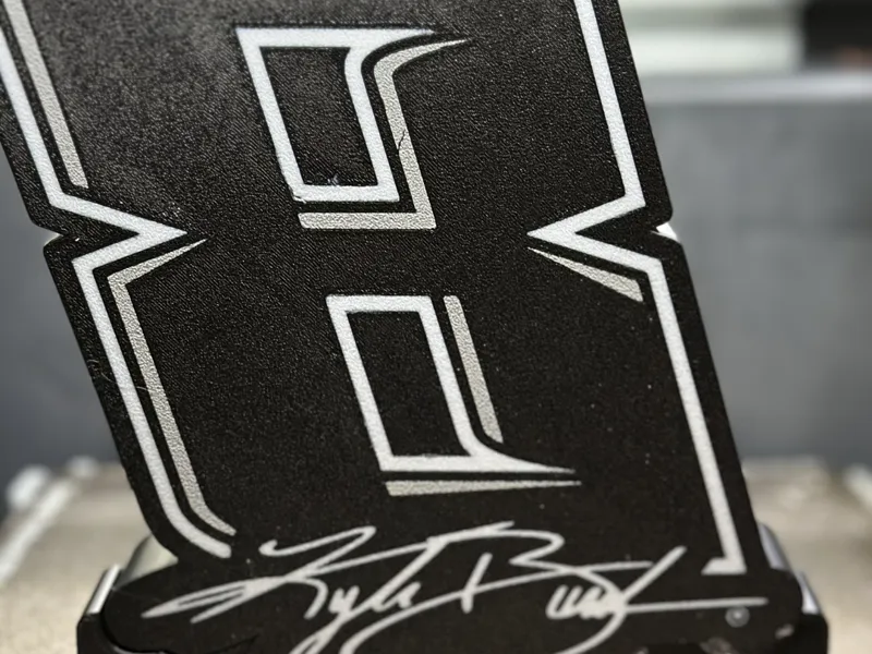 RCR Number 8 Kyle Busch Memorial Logo Lightbox