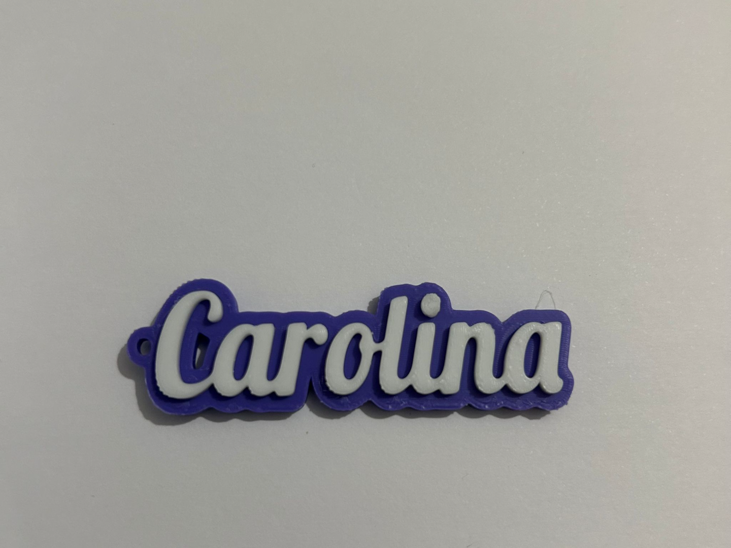 Carolina name keychain