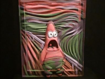 Patrick's cheeky Scream