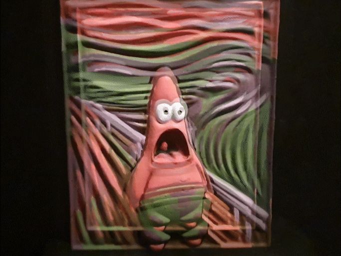 Patrick's cheeky Scream