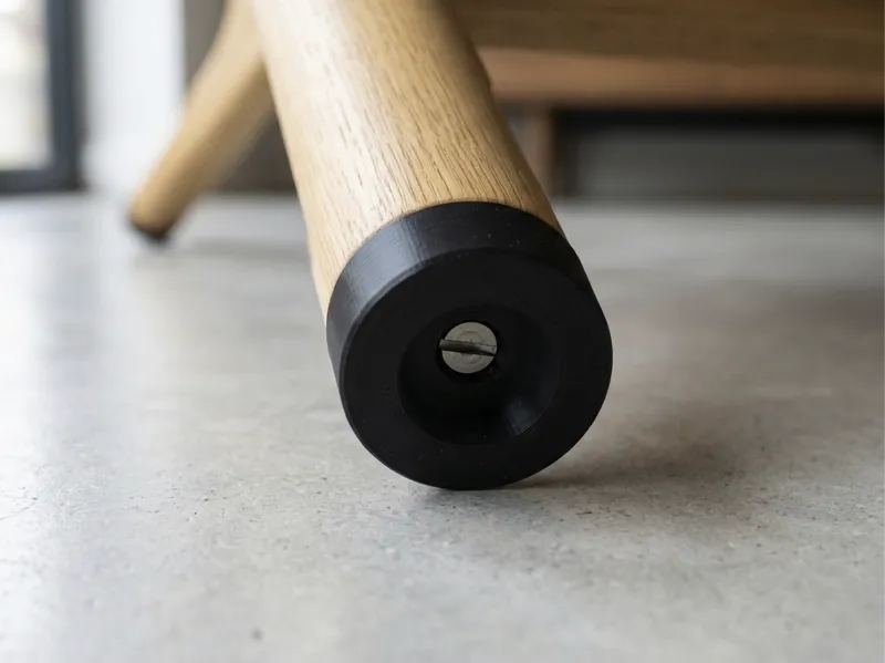Universal Screw-On Chair Leg Protector / Glide