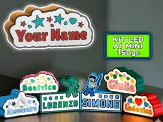 Custom Name Lightbox | Request Your Name | KitLed