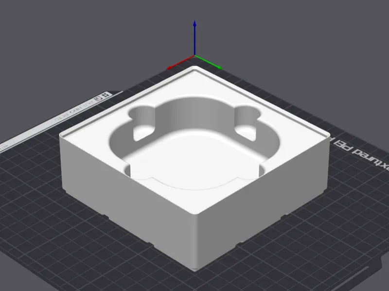 Gridginity tray for Xiaomi Label Printer (3x3)