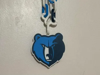Memphis Grizzles Charm
