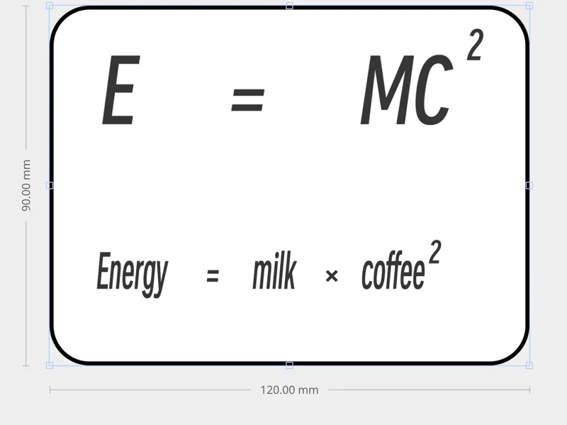 funny milk and coffee sign