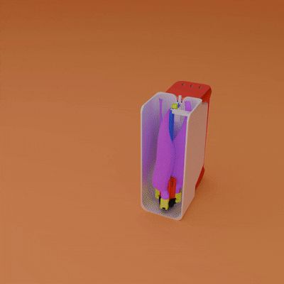 Compact wind turbine charger