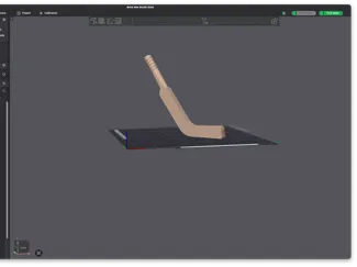 Brick Goalie Hockey Stick