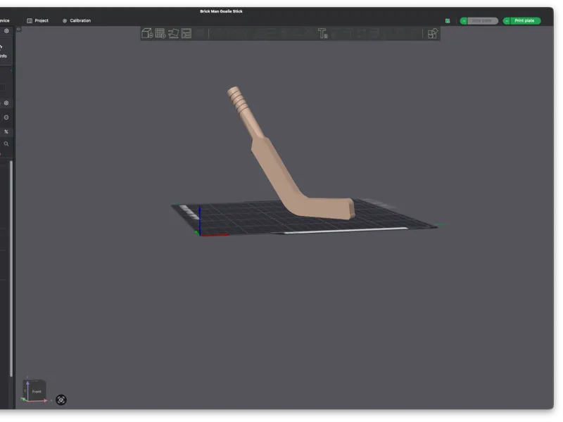 Brick Goalie Hockey Stick