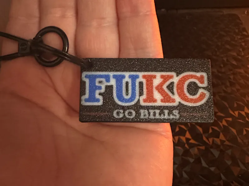 FuKC - Go Bills Keychain