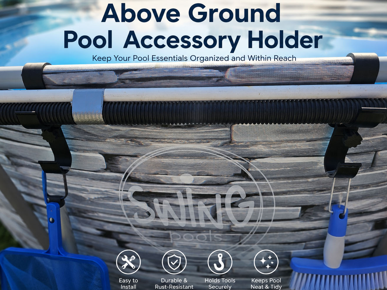 Above Ground Pool Accessory Holder