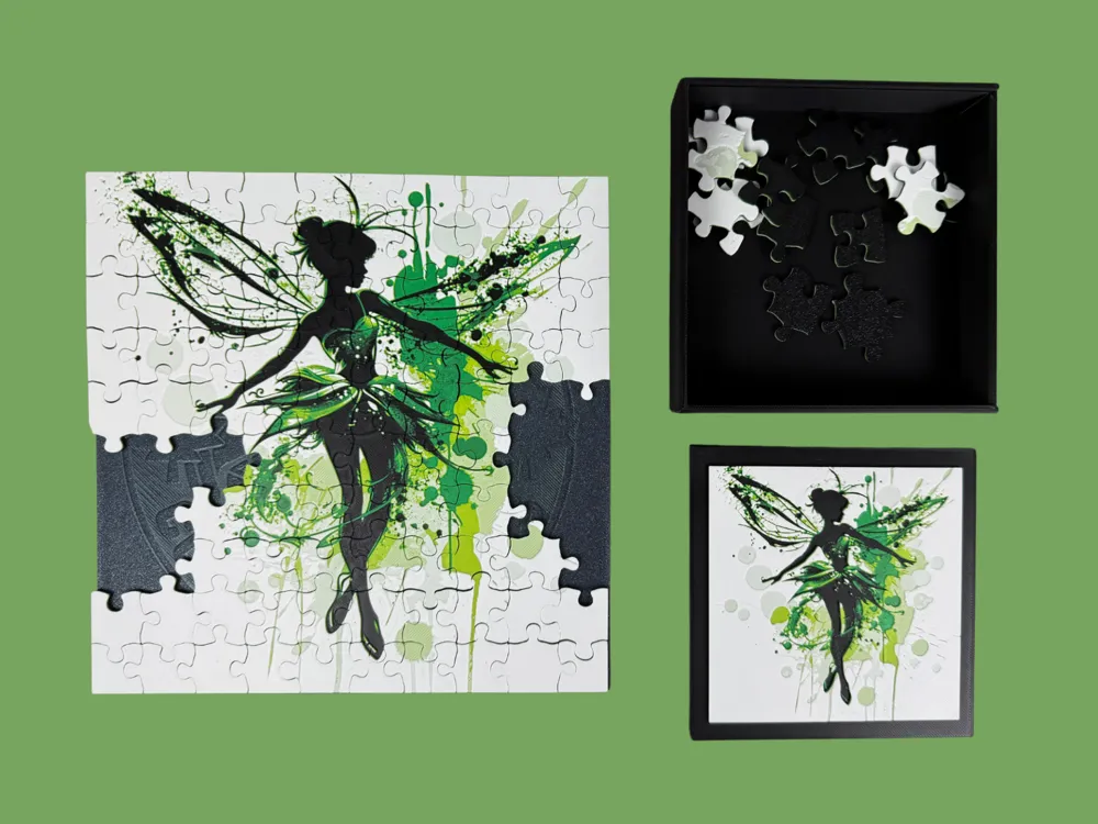 Tinkerbell Fairy Puzzle & Box Lid