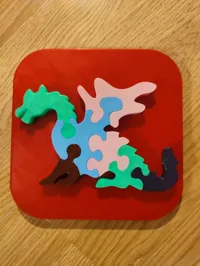 Puzzle dragon pour enfants — photo 3