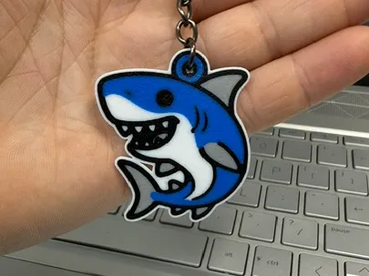 Shark Keychain