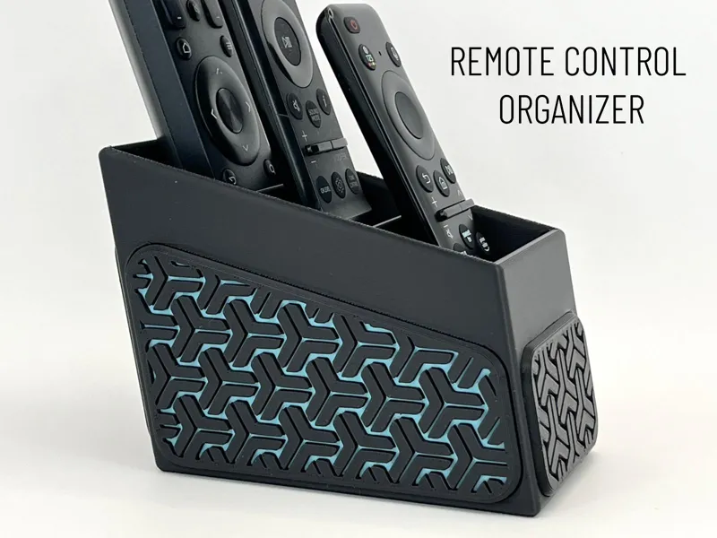 Remote control 3-slot organizer