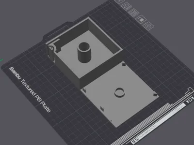 Sticker Roll Holder/Dispenser 90x90