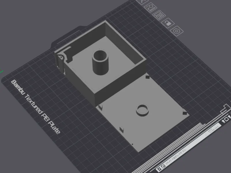Sticker Roll Holder/Dispenser 90x90