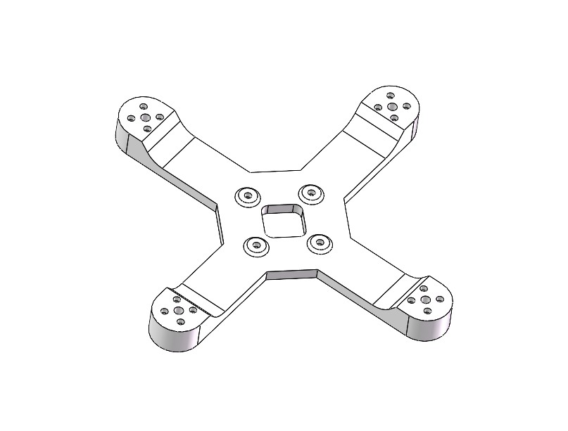 Miniatura 1 do modelo 3D 3D打印2寸穿越机，适配CAIFPV飞控及OPENIPC图传