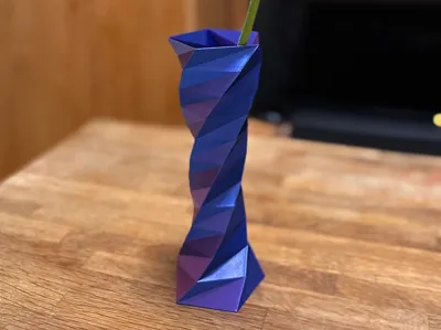 geometric single flower vase no support