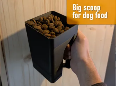 Big scoop for dog food (or anything else)