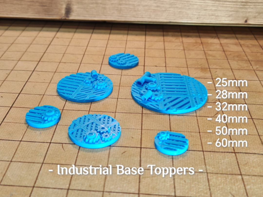 Industrial / Tech Base Toppers - DnD 40K TTRPG