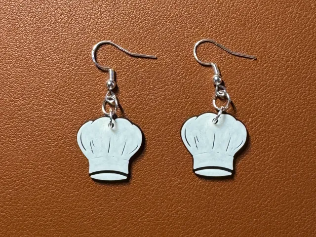 Chef Hat Earrings